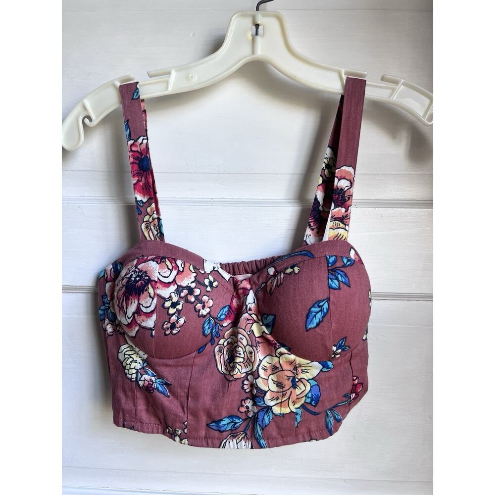 B.O.G. Collective Floral Crop Top XS Women’s
